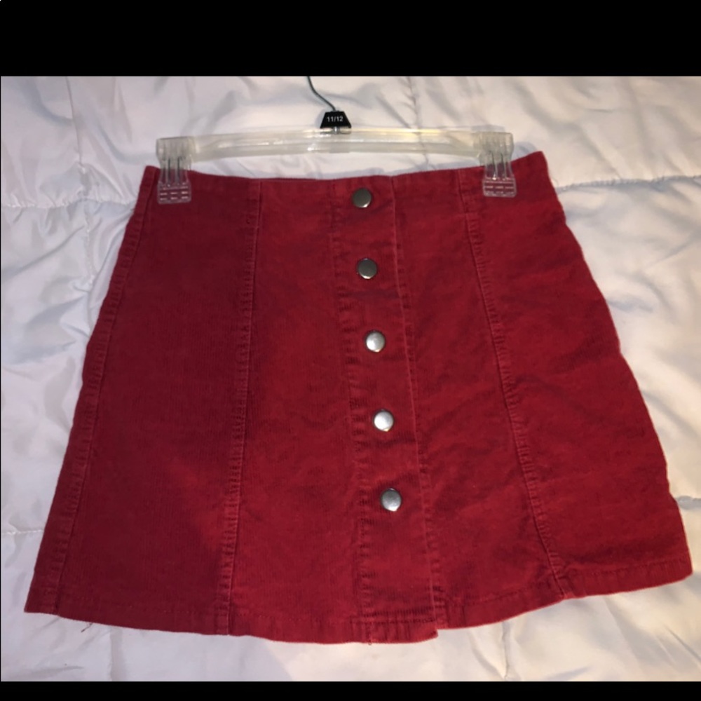 Button down skirt